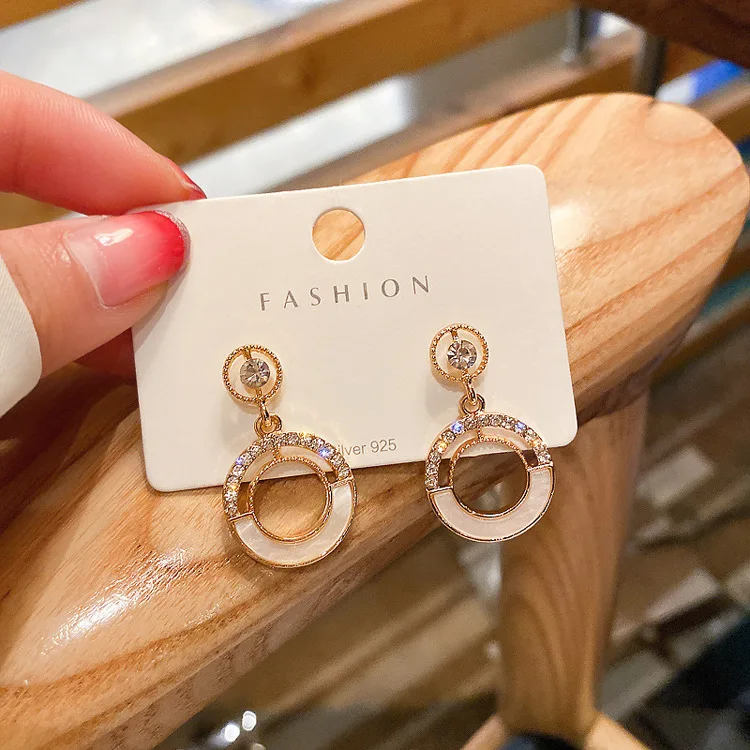 

fashion jewelry trendy crystal drop fashion earrings