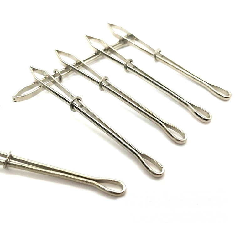 Metal Tweezers Clips, Metal Pull Threader, Metal Bodkin Needle