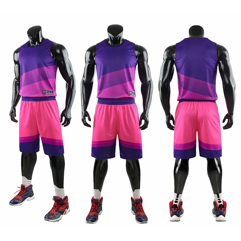 

Wholesale new style blank team basketball jerseys for printing design your own basketball clothes, In-stock color