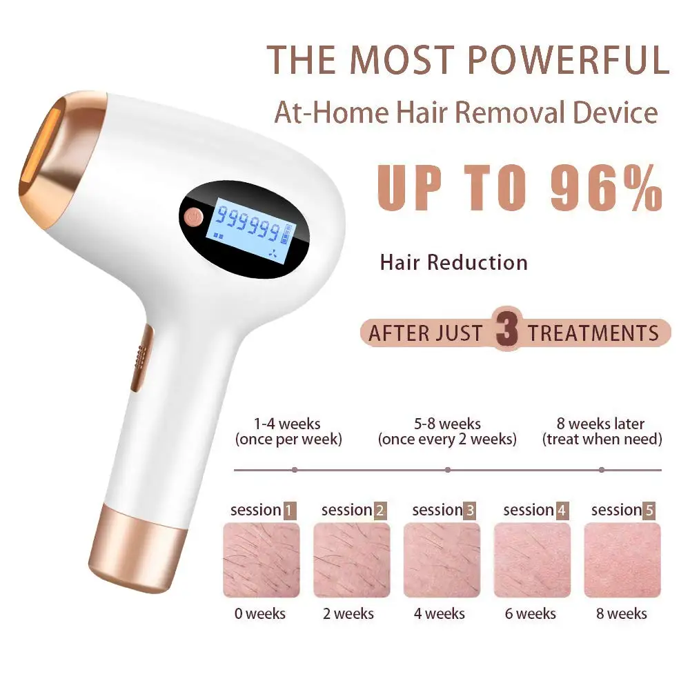 

Amazon Hot Selling Products Men & Women Home Use IPL Hair Removal Laser Device, White