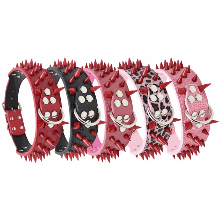 

Hot Amazon Dog Collar Big Dog Spiked Collar Leather Spiked Dog Collar, Picture