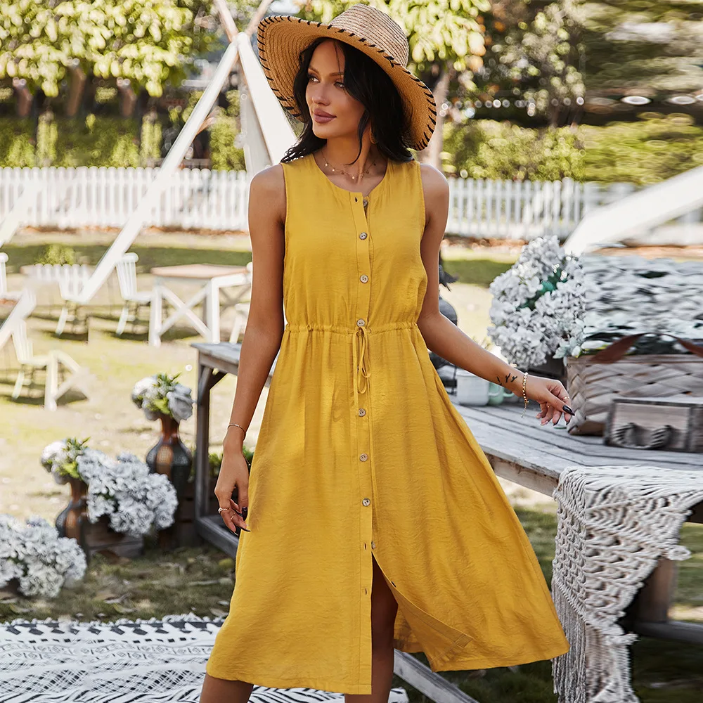 

Design and develop fashionable women's spring and summer new products 2021 leisure and holiday style, Picture color