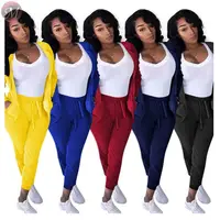 

9090328 new casual long sleeve side stripe hooded sweat suit women two piece set