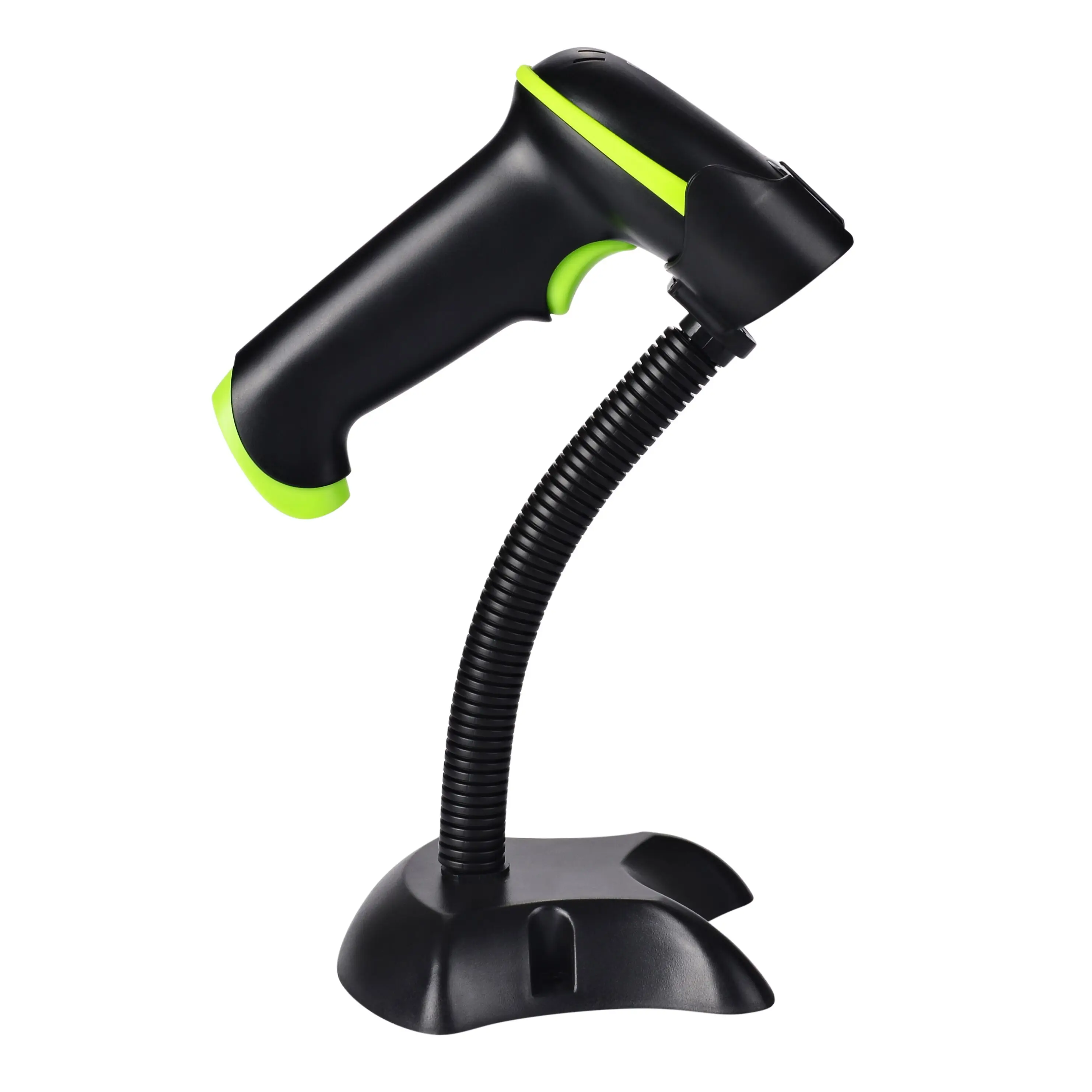 

Quality 1D Barcode Scanner Laser USB RS232 Wired Handheld For Supermarket Retail Shop With Stand Black Bar code Reader