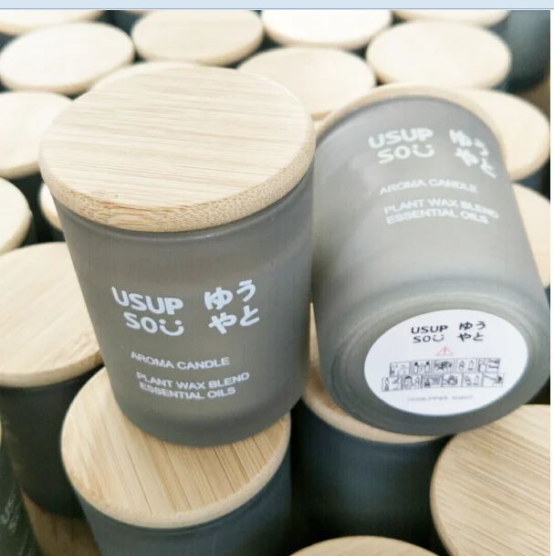 
Wholesale bulk personalized luxury scented glass jar candle 