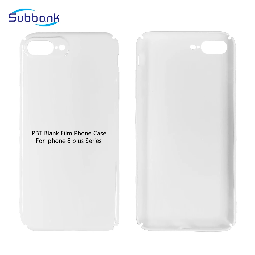 

Subbank Hot selling White PET Plastic 3D Sublimation Phone Case For Iphone 8 Plus Wholesale Blank Sublimation Phone Case