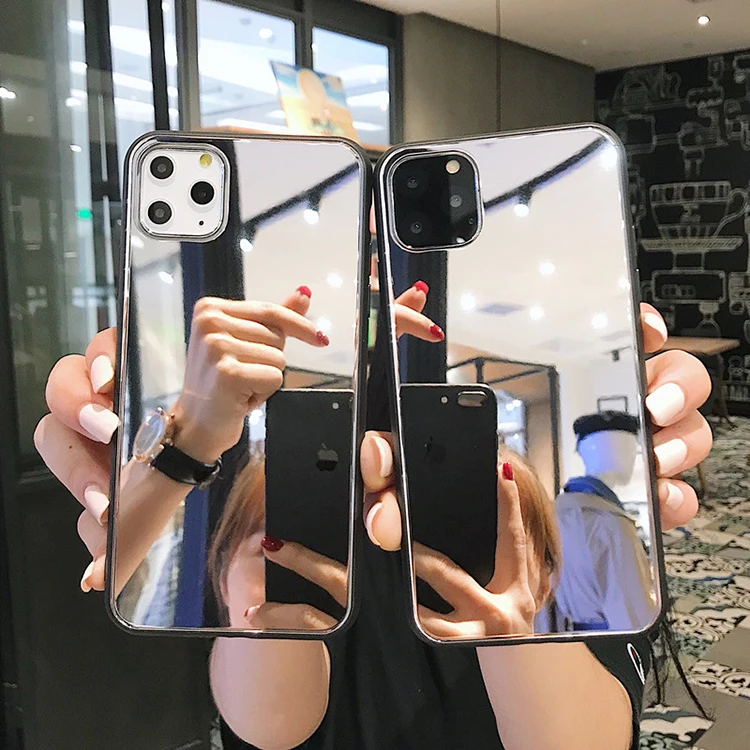Amazon Hot Woman Makeup Mirror Phone Case Cover For Iphone 11/11 Pro/11 Pro Max