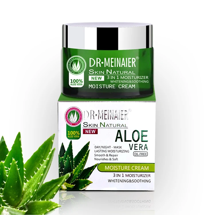 

Natural Aloe Vera Soothing Face cream 3 in 1 Korea Moisturizing Whitening Anti Acne Skin Revitalizer