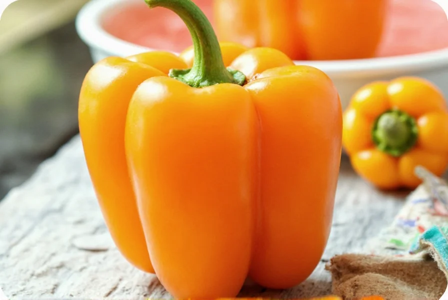Various brands of diced bell peppers lined up