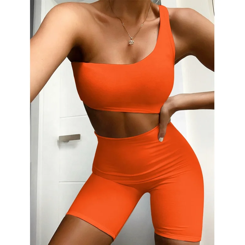 

LJS-P042082A New Style Breathable Workout Clothing Wholesale Custom Fashion Fitness Seamless Yoga Wear Set Women Watermelon