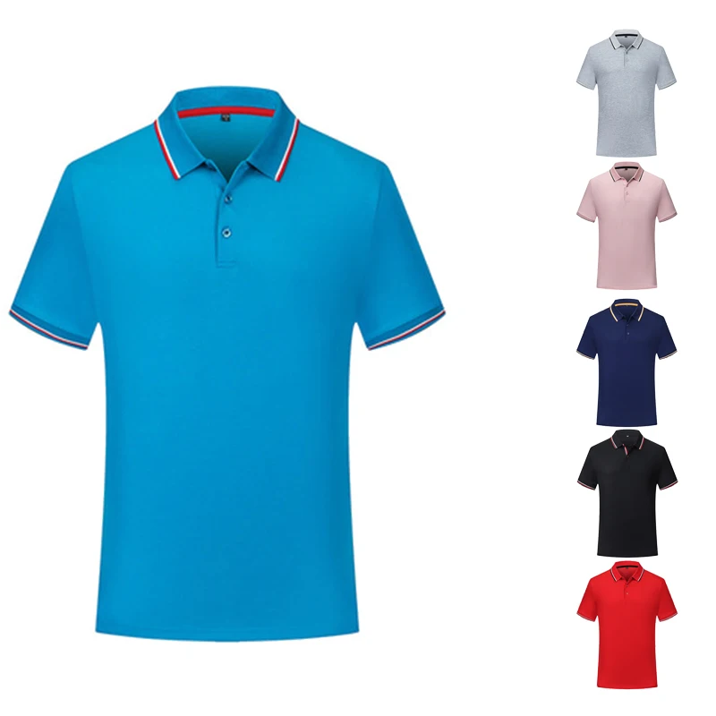 

High Quality Golf Apparel Uniform Golf Shirt Solid Color Polo Shirt Embroidery Oem Logo Plain Blank Men Polo T Shirt