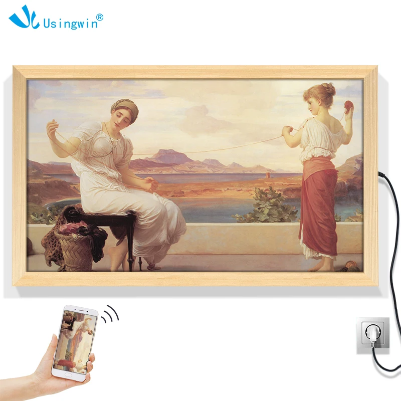 

wifi download hd photo frame advertising player board portrait frame tv wall decor