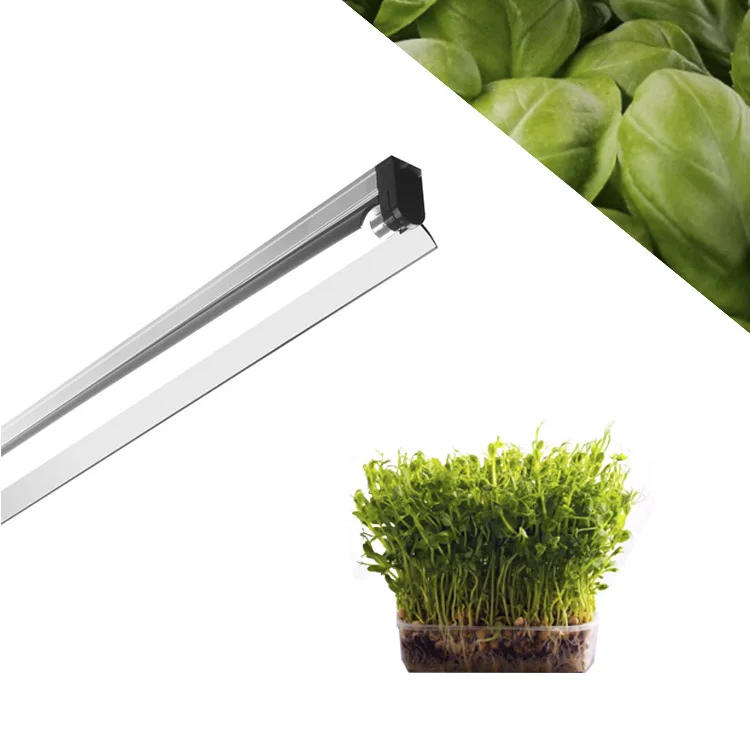 daisy chain tube lamp reflector grow light fluorescent hydroponic light