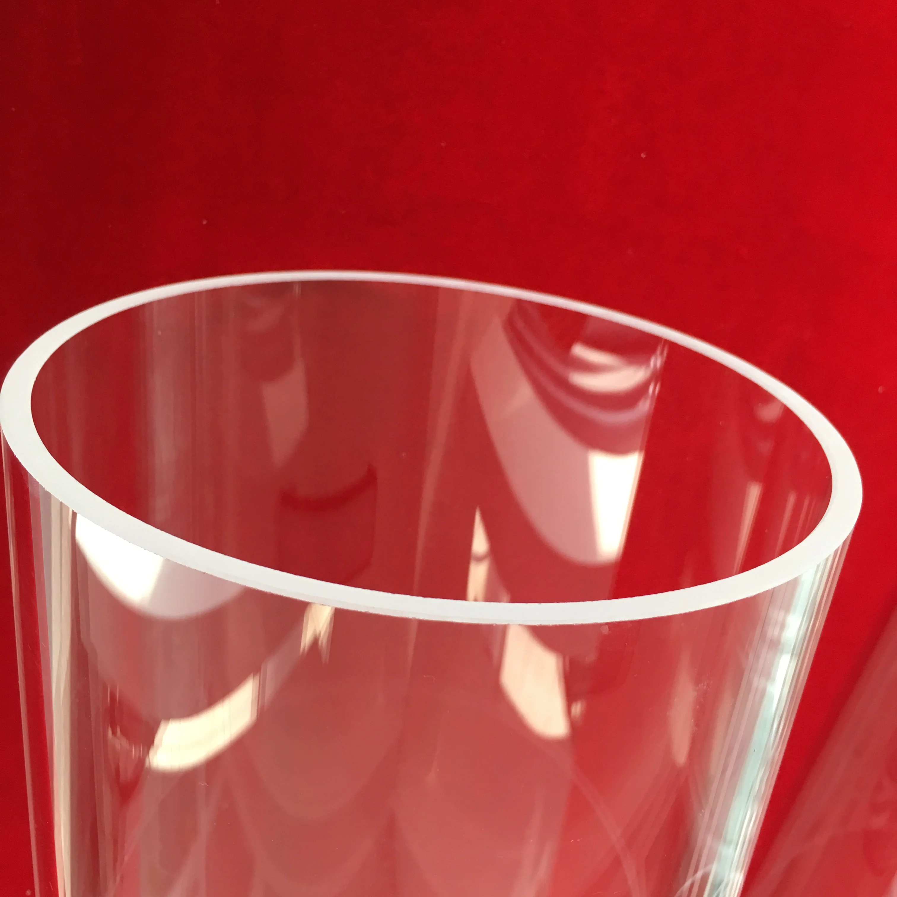 
High quality large diameter clear quartz glass tube  (60097646508)