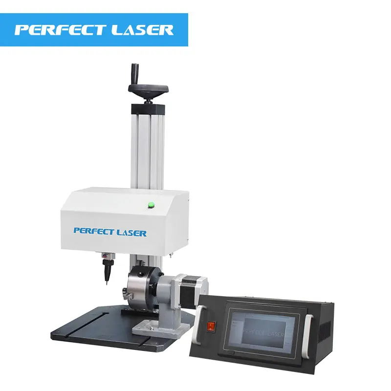 

Perfect Laser Barcode VIN Code Time Security Mark Dot Pin Etcher Rotary Dot Peen Marking Machine