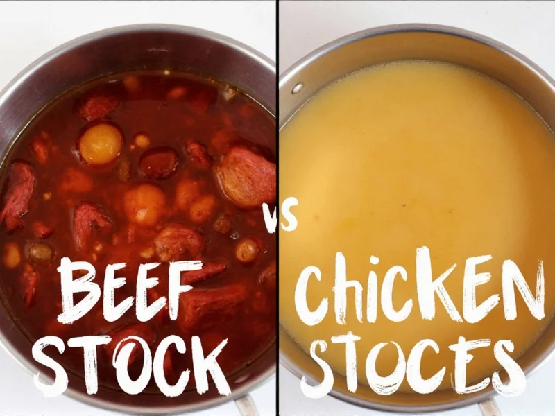 Beef Stock vs Chicken Stock: Key Differences Explained