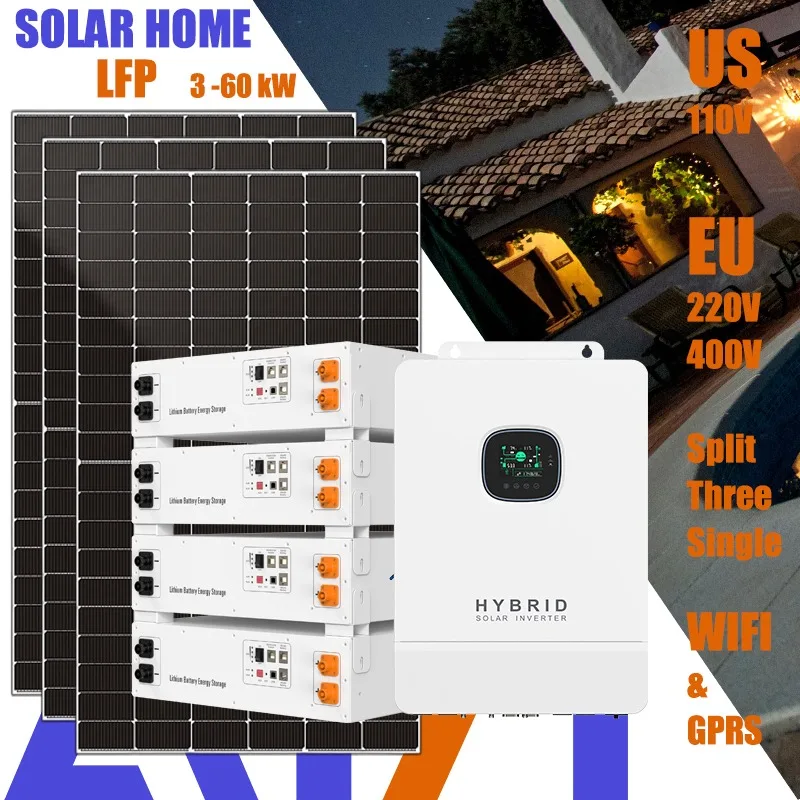 Off Grid Solar System 3KW 5KW 10KW Home Solar Panel Kit 10kw 10 kw Solar Power System For Houses