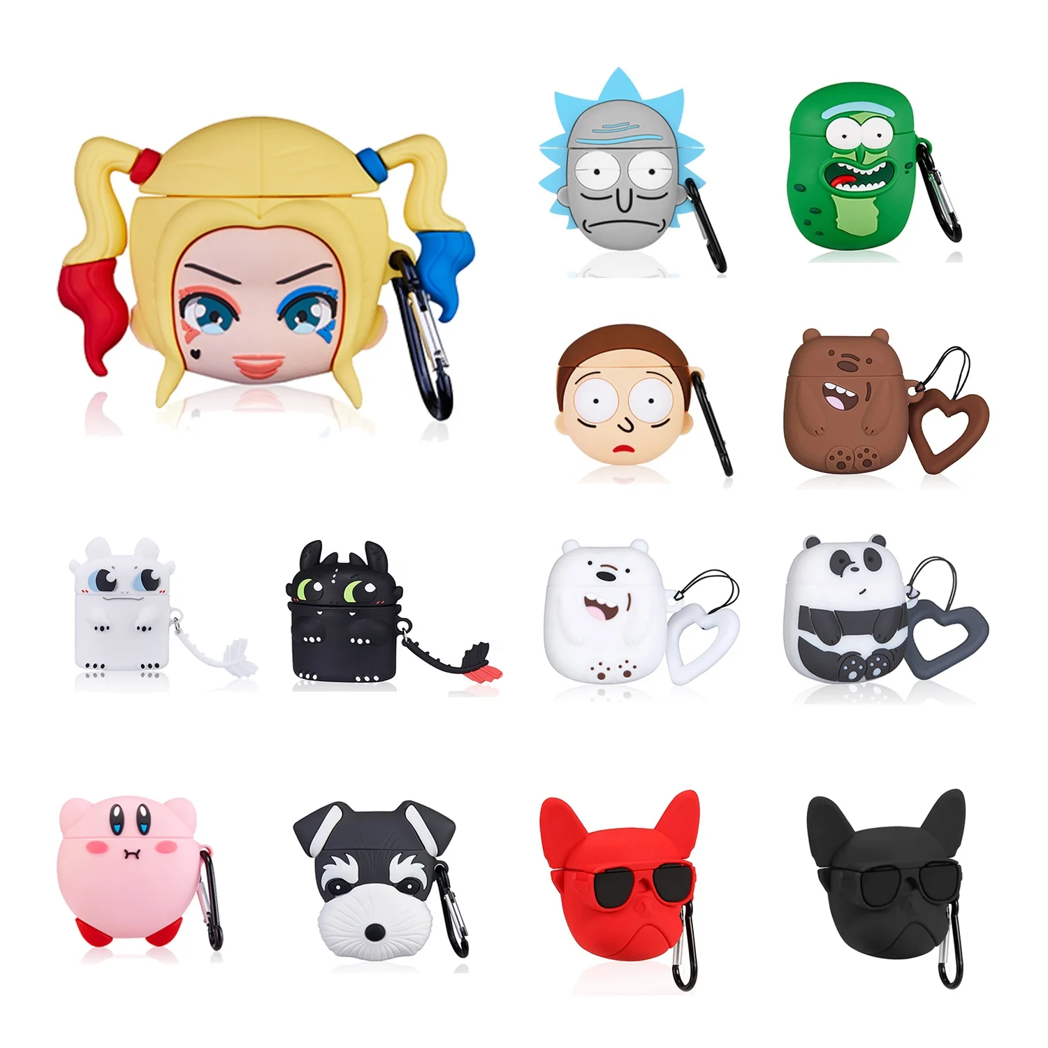 

Amazon Hot Sale Cute Cartoon Cover Case For 3D Airpod Pro Case Silicone For Airpod Pro/3, Multiple colors