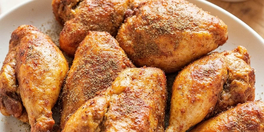 Top 10 chicken seasonings arranged with scientific testing equipment