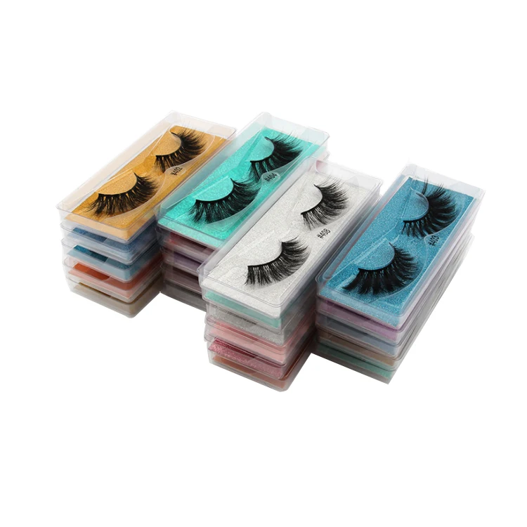 

Supplier Bulk 3d Natural Short 15 mm False Eyelashes With Box Faux Mink Korea Eyelash Vendor Wholesale, Natural black