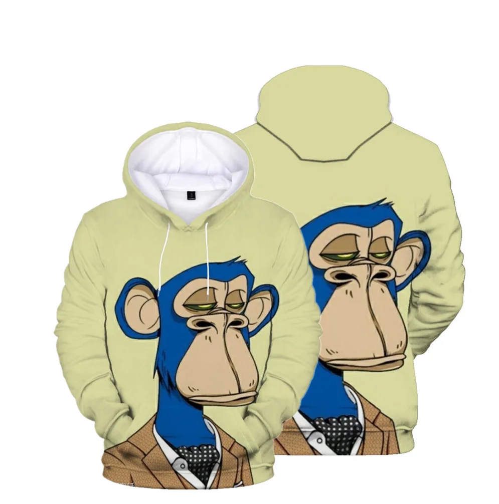 Custom Logo Print 3D Anime Animal Print Anti-Wrinkle Breathable Modest Hoodies 100% Polyester ODM Supply Sublimated Spring