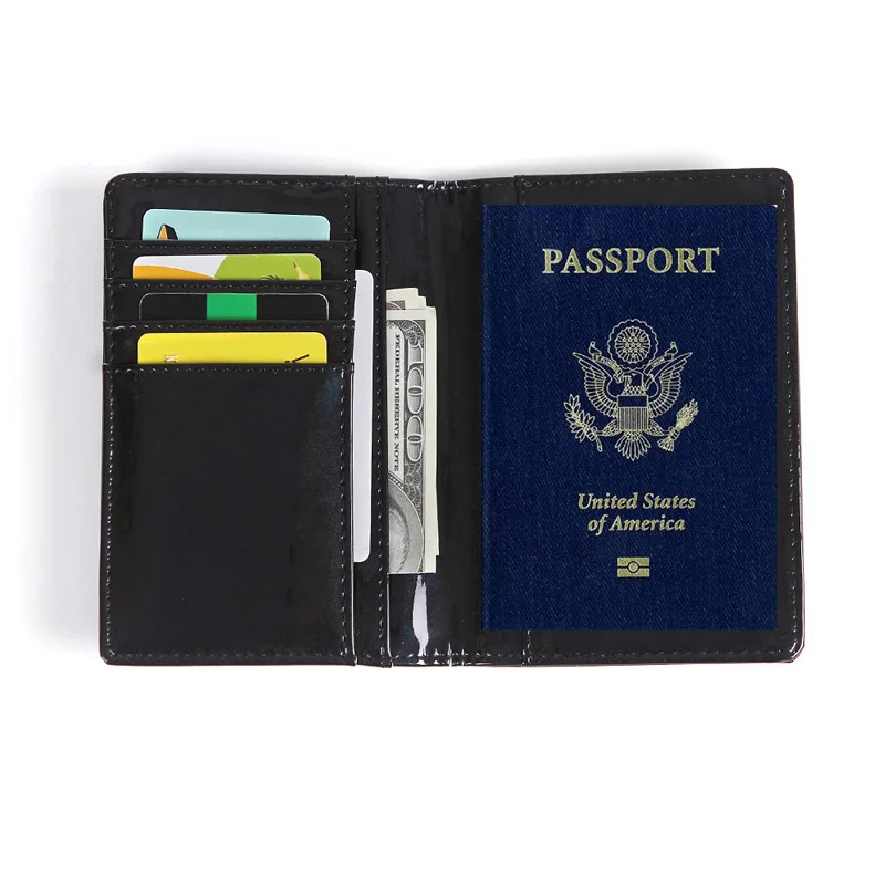 

living blessed faux fabric wallet