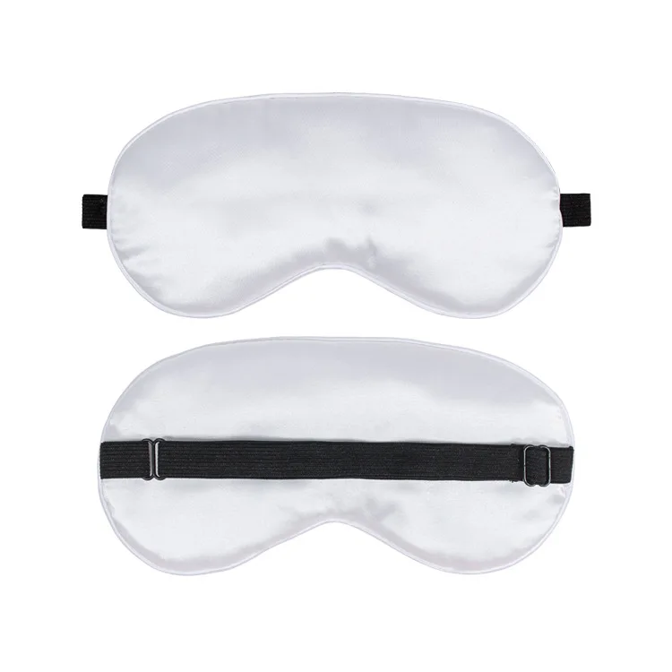 Sublimation Blank Eye Mask Eye Sleep Coverings Silk Eye Mask Soft Sleep Shade Blindfold for Sleeping Heat Transfer Printing