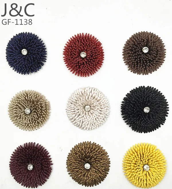 
Ultrasonic modeling embossed ladies shoes flower 