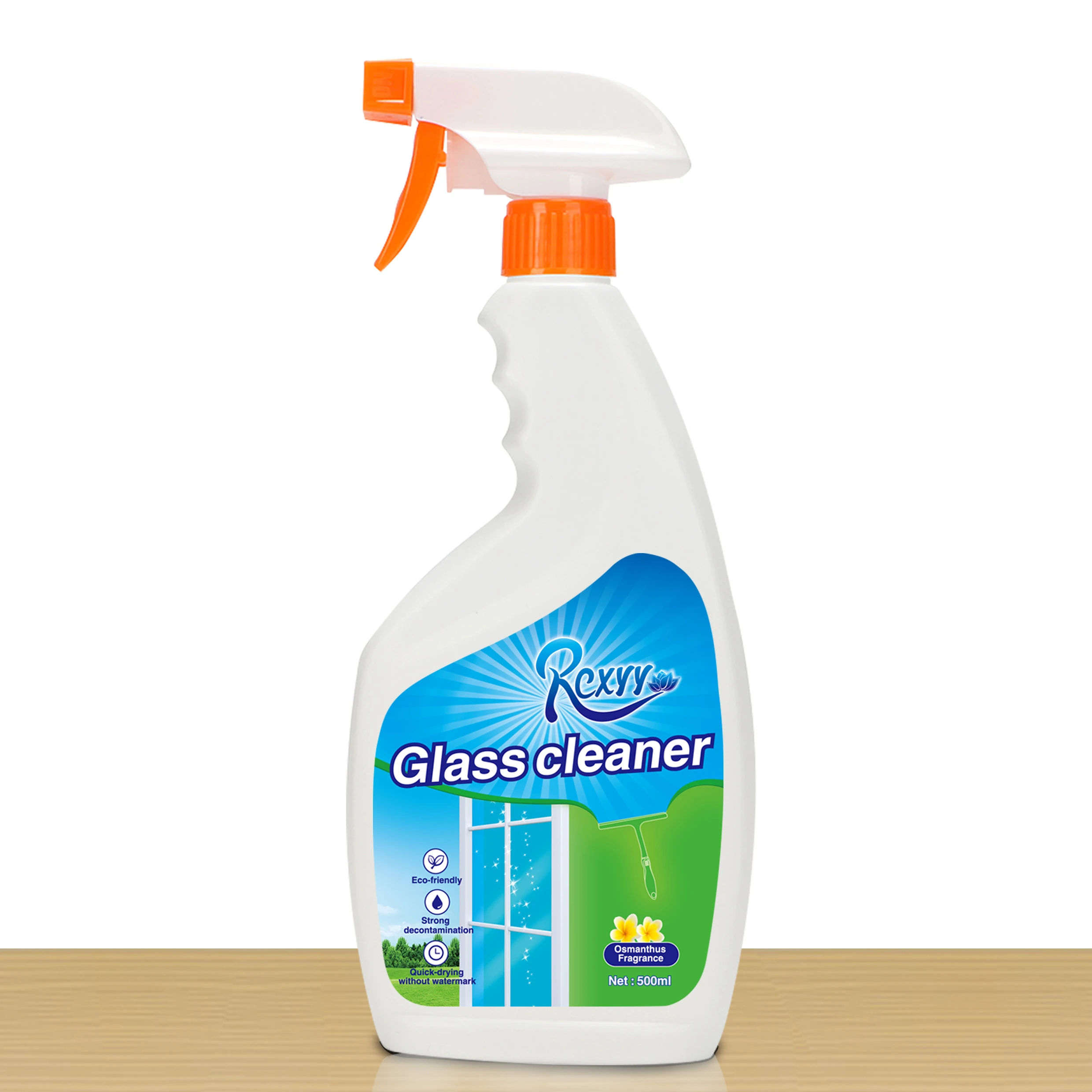 

Cleaner Detergent Spray Liquid English Label Glass Car House Windows Cleaning Chemicals Bulk 500ml