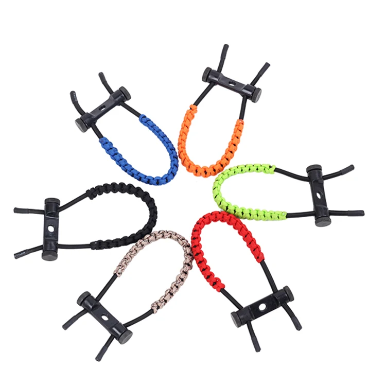 

Factory Outlet 6 Color Select Archery Accessories Durable Compound Bow and Recurve Bow Wrist Strap, Blue/ orange/ black/ green/ red/ camo