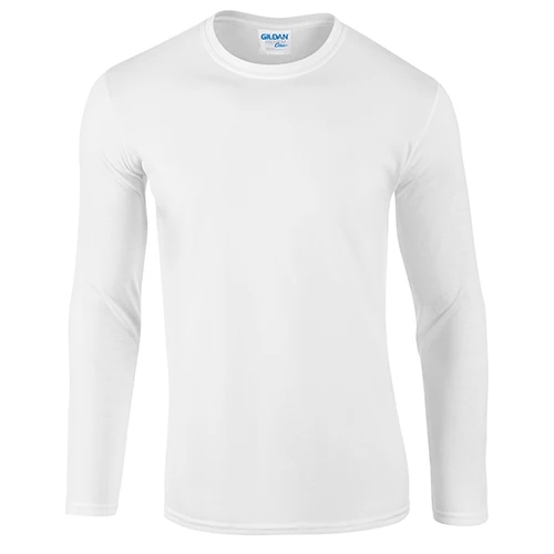 

100%cotton long sleeve shirt for sublimation for unisex