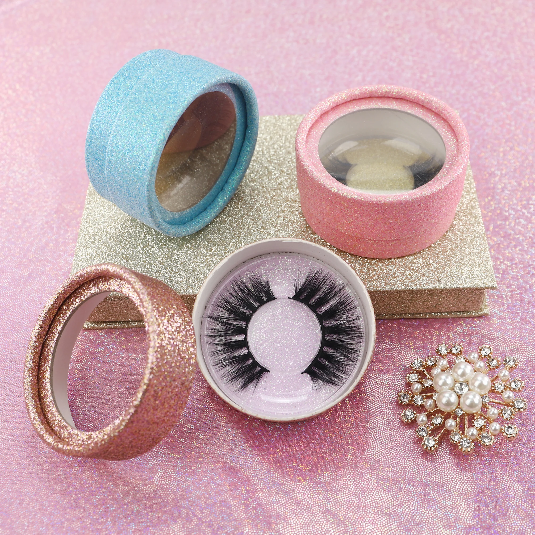 

Cruelty Free 3D Mink Eyelashes Packaging Box For False Eyelashes