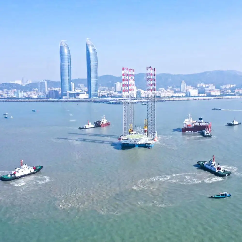 
225FT SEU OFFSHORE Three-legged Self-Elevatin Accommodation Unit Ship For Sale 