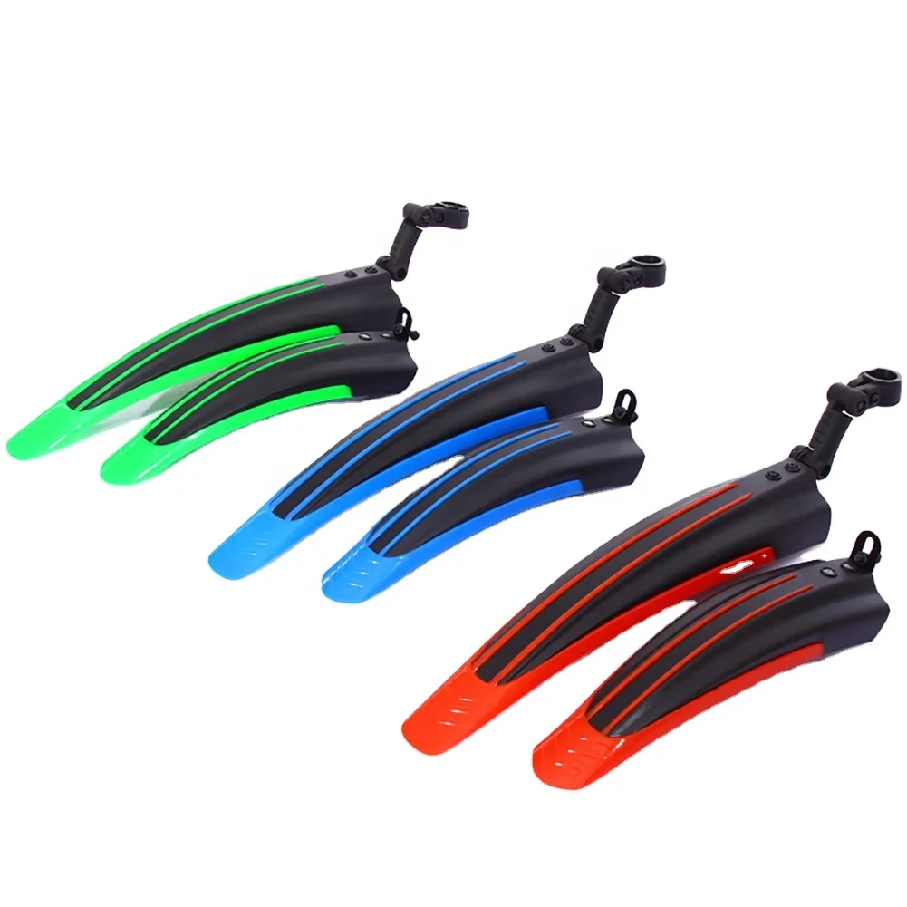 

TY 2Pcs simple colorful Bicycle Cycling Front Rear Mudguard Set Mountain Road Bike Tire new style, Customized