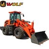 Articulated frame with box structure wolf 2.8t zl28 log clamp wheel loader in poland