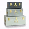 Refined Style Various Sizes Metal Trunk With Lock
