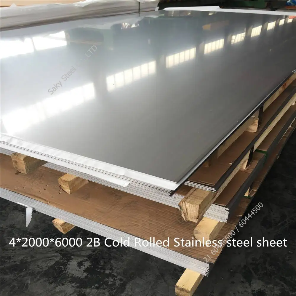 Astm A240 201 304 316 321 Ss Stainless Steel Sheet 1.5mm 2b Surface