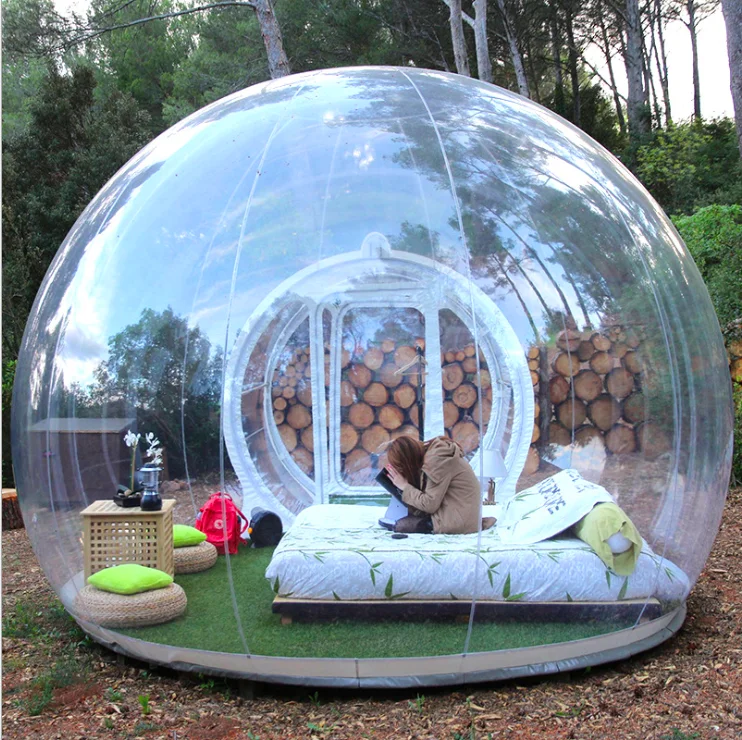 

Walright 2021 Wholesale Outdoor Event Camping Inflatable Transparent Bubble Dome Tent for Sale