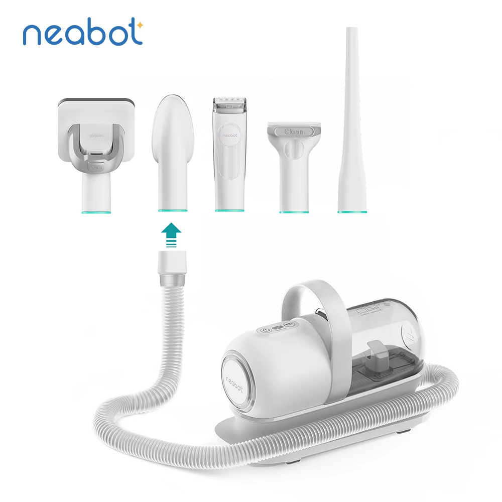 

Neabot P1 Pro Innovative pet groom kit and hair cutter for dogs and cats hair remover pet cleaning & grooming vacuum cleaner