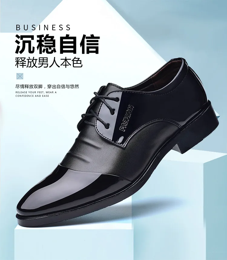 A015-zapatos De Vestir Para Hombre,Calzado Negocios Cuero Sintético,Color Sólido,Punta Estrecha,Sin Cordones,Para Otoño,2021 - Buy Zapatos De Baratos,Pu Zapatos Para Hombre Product on Alibaba.com