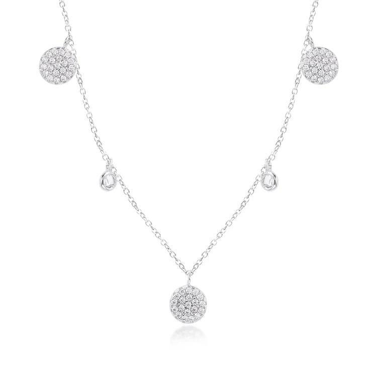 

Women Fashion Personalized Sterling Silver Pendant Chain Cuban Necklace