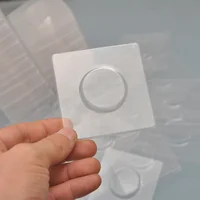 

wholesale square lash trays plastic acrylic clear eyelash tray holder fit for 25mm mink eyelash packaging box lash case pallet