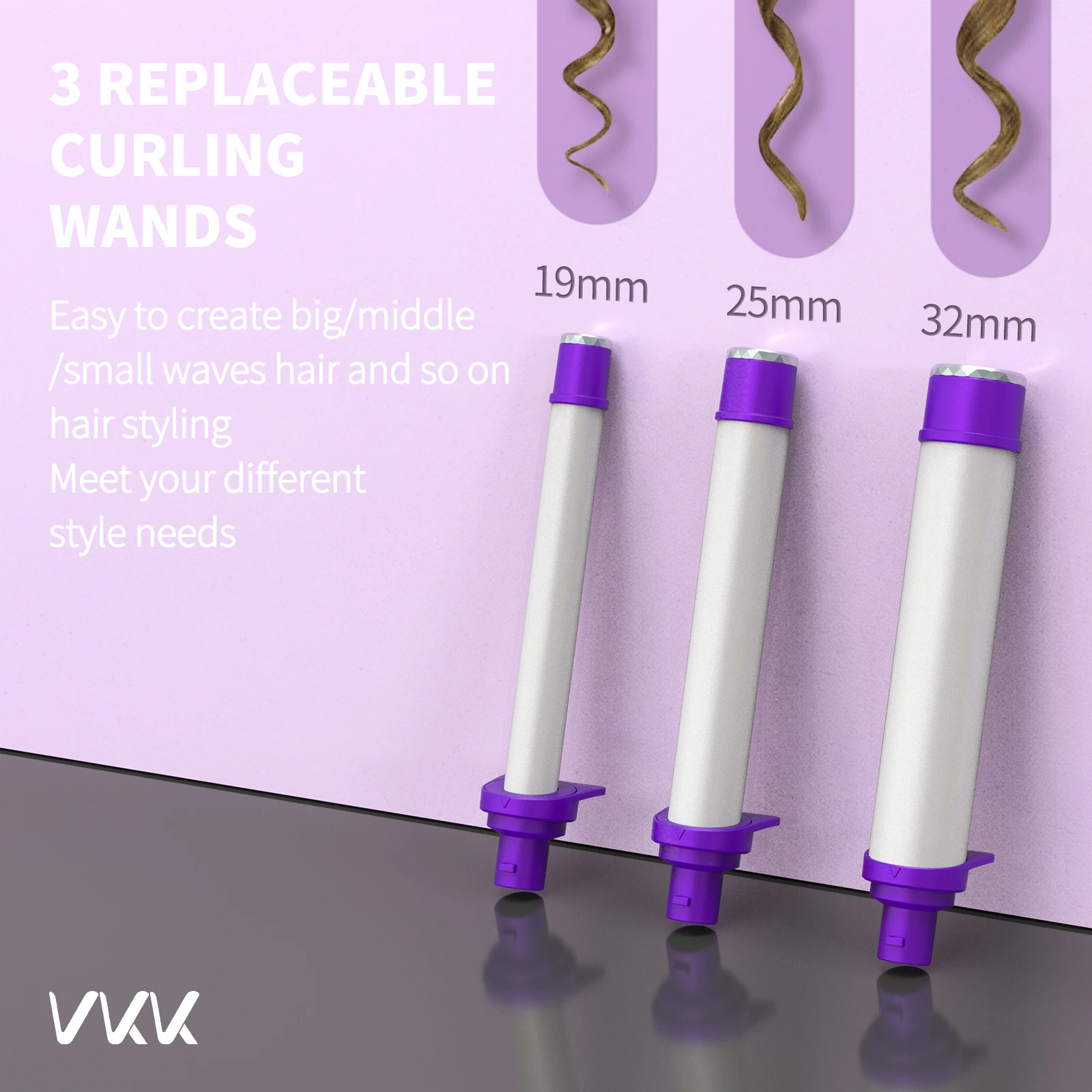 

2021 New Arrival 360 Degree Swivel 2.4m Cord Mini Hair Curler Roller 480f