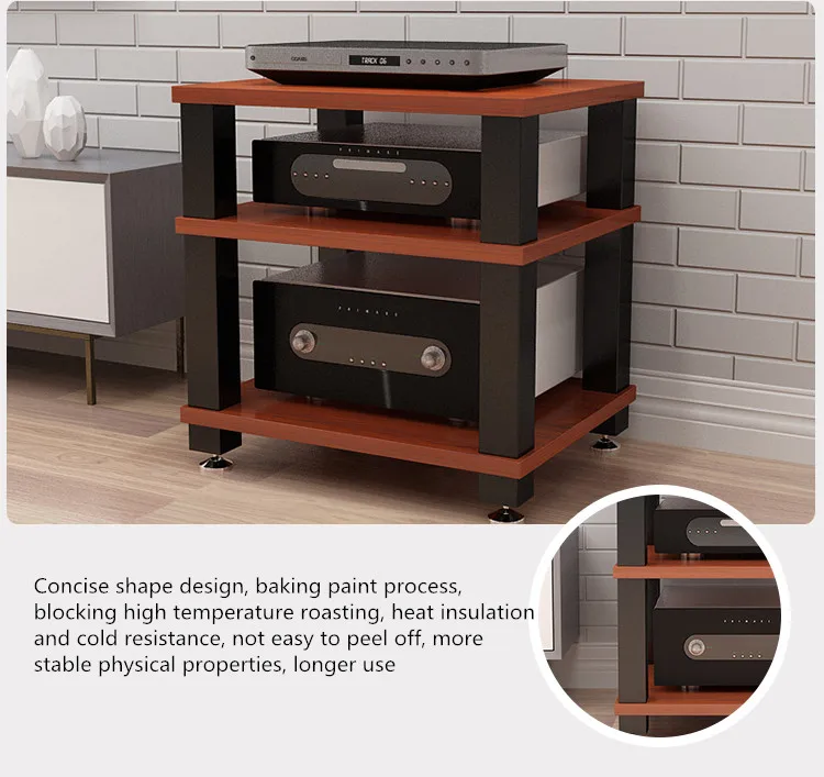 DK-05 Rack Power Amplifier Cabinet - 2-4 Layer Solid Wood Audio ...
