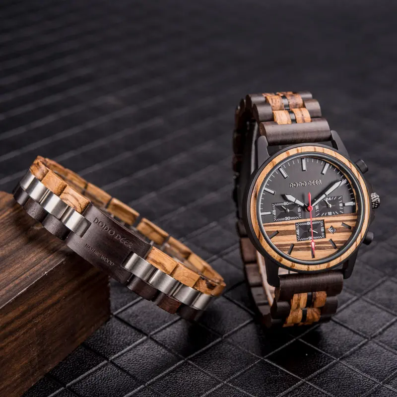 

Customizable Oem Display Desiger Bamboo Single Mens Womans Unisex Stylish Wooden Watches Womens Storage Box Orologio In Legno