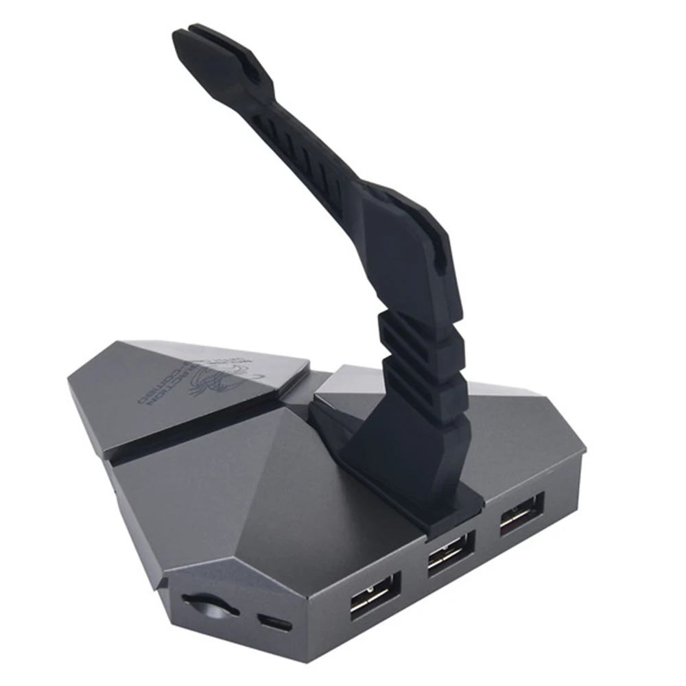 

High Speed 3-Port USB 2.0 Data Gaming HUB Mouse Bungee USB Hub Splitter Micro SD TF Card Reader Mouse Clamp USB-COMBO Backlit