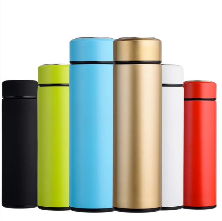 

500ml vacuum travel insulated double wall Mug coffee infuse water bottle stainless steel tumbler thermos flask with tea filter, Customized thermo mug