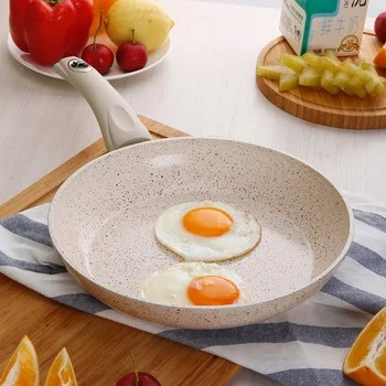 

Factory High Quality Cookware Medical Stone Dishwasher Safe Nonstick Egg Steak Frying Pan