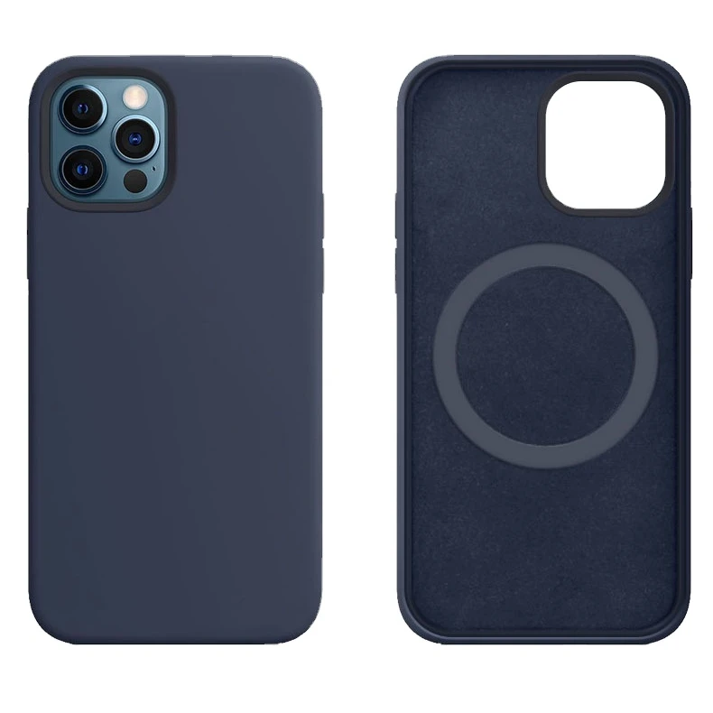 

Amazon 2021 OEM LOGO Silicone Case for iPhone 12 Cases, Shockproof Silicone Thin Soft Slim Phone Cover Case for iPhone 12 Pro