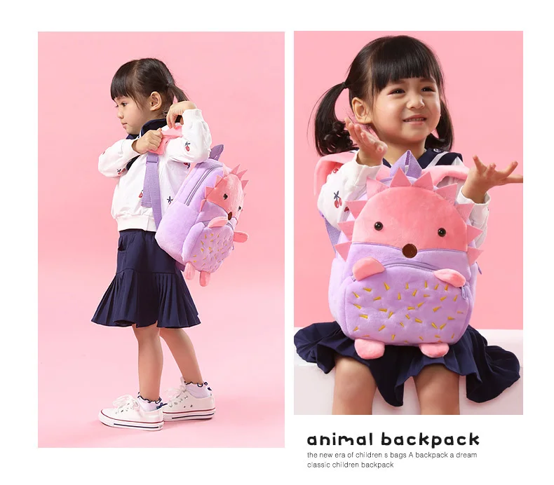 mochilas Cartoon Rainbow Unicorn Kids School Bags for Girls Soft Plush Kids Bag Kindergarten Toddler Children School Backpack for boys